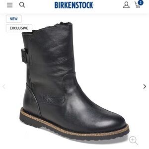 Birkenstock Black Leather Boots